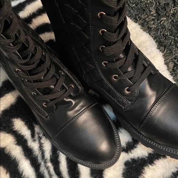 Kalima quilted faux leather boots - Picture 10 of 13